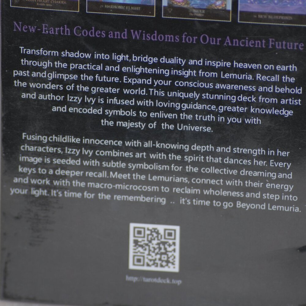 NWT Beyond Lemuria Oracle Cards Deck New Earth Codes and Wisdoms - Picture 3 of 4